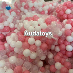 Grosir AUDATOYS A08052 Bola Mainan Plastik Busa Putih Transparan 5000 Bola untuk Anak Bayi, Ringan, Menyenangkan, Promosi - Product Image 3