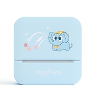 Mini Impresora Térmica Portátil Personalizada de 300dpi, Impresora de Etiquetas Adhesivas sin Tinta con Corte Libre, Pequeña y de Bolsillo para Notas, Manualidades Infantiles