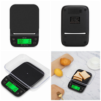 Balance à café numérique portable 3 kg 0,1 g en plastique ABS écologique avec minuteur, unités multiples, fonction tare à une touche et rétroéclairage LCD