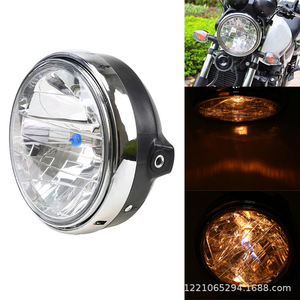 Phare avant en cristal pour Honda CB400 <span class=keywords><strong>Super</strong></span> Four CB900F <span class=keywords><strong>Hornet</strong></span> 600 900, ensemble de lampe personnalisé, rétrofit Streetfighter - Product Image 4
