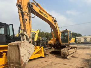 Excavatrice sur chenilles Hyundai R305LC-9T d'occasion, couleur d'origine, moteur Cummins, PLC 220 210, modèles de pompe, cœur de pompe, 30 tonnes, modèle 2015, Corée - Product Image 2