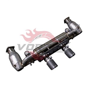 ท่อไอเสียคาตแบ็คสแตนเลสแบบมีวาล์วรุ่น Vortex สำหรับ Porsche 911 991.2 Carrera 3.0T ปี2015–2018พร้อมหม้อพัก - Product Image 2