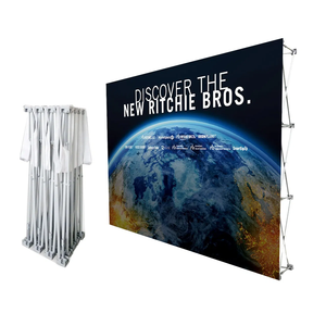 8FT 10FT Faltbarer Umweltfreundlicher Banner-Ständer für Werbung und <span class=keywords><strong>Promotion</strong></span>, Freistehend - Product Image 1