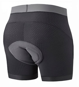 Shorts de cyclisme pour homme BC108 avec rembourrage en silicone 3D et tissu respirant - Product Image 1