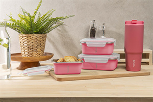 Custom Rectangular Sandwich <b>Box</b> Insulated Stainless Steel <b>Lunch</b> <b>Box</b> <b>for</b> <b>Kids</b> - Product Image 6