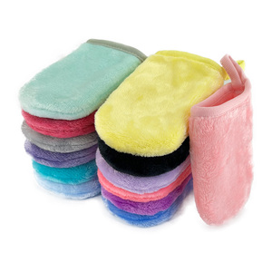 Microfiber Facial Cleansing khăn vải tái sử dụng trang điểm Remover MITT - Product Image 4