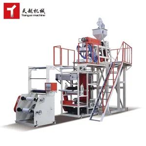 TIANYUE mono layer pe shrinkable plastic film extrusion blowing machine