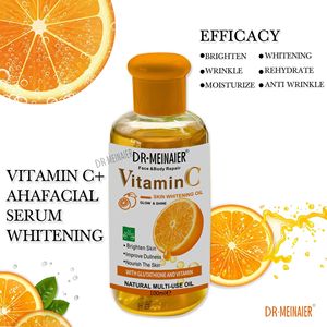 Commercio estero 100ml VC olio essenziale per la cura dei capelli del corpo del viso vitamina C arricchita olio vegetale dolce schiarente idratante - Product Image 4