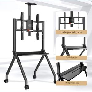 <span class=keywords><strong>Soporte</strong></span> de <span class=keywords><strong>Techo</strong></span> para <span class=keywords><strong>TV</strong></span> de 100 Pulgadas, <span class=keywords><strong>Motorizado</strong></span>, Telescópico, con Abrazadera para Barra, Material Metálico - Product Image 3