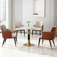 Chaise de conférence en cuir durable pour réunions d'affaires, sièges pour visiteurs, base fixe robuste