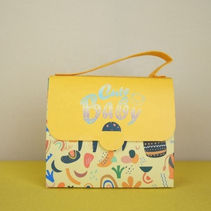 Box Printing Children's Snack Beauty Gift Gift <strong>Cardboard</strong> <strong>Suitcase</strong> Box with Handle for Children - Product Image 4