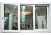 Ventanas y Puertas Corredizas Horizontales de PVC con Doble Acristalamiento y Resistentes a Huracanes, Modelo 2026, para Uso en Exteriores de Hoteles y Sótanos