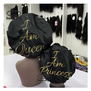 Bonnets de cheveux doux à double couche de qualité supérieure 100% avec lOGO - Product Image 2