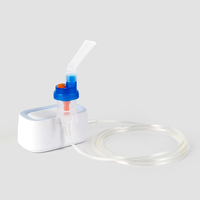 Nébuliseur Électrique Portable à Compresseur, Atomisation Fine, Débit Réglable, Commande à un Bouton, Alimentation Double Lithium DC pour Usage Domestique