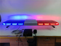ECE R65 nuevo 48 pulgadas de alta potencia delgada LED Barra de luces estroboscópicas con 100W ambulancia sirena altavoz bocina para vehículos de seguridad