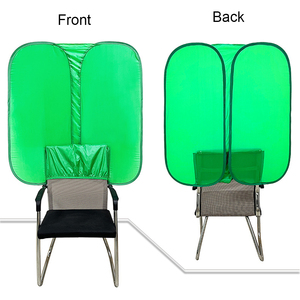 KAMPHO Faltbarer Green Screen Tragbare Fotografie Video Studio Anruf Streaming Stuhl Hintergrund - Product Image 1