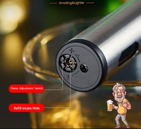 Petit mini briquet gonflable portable à main haute température arme à feu coupe-vent durable
