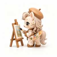Figurine de Cheval en PVC Personnalisable et Amusante, Boîte Mystère 9cm, Jouet Promotionnel, Figurine de Collection Designer, Cadeau, Jouet d'Art, Collections