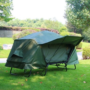 Off-Ground-Fahrradanhängerzelt, Doppelwandig, Robust, Wasserdicht, für Fahrradcampingliege - Product Image 2