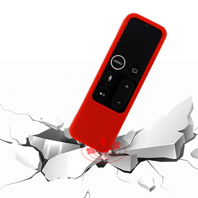 Remote Case for Apple Tv 4th Generation Light Weight [Anti Slip] Shock Proof Silicone Remote Cover Case for New Apple Tv