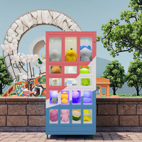 Distributeur automatique de jouets intelligent à 17 portes certifié CE ISO9001, personnalisé pour les parcs pour enfants et les magasins