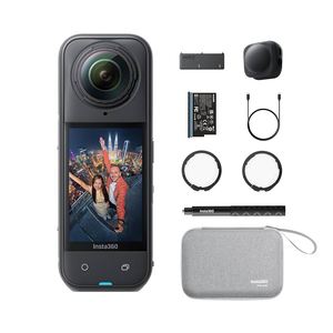 Insta360 X5: Paquete de Protectores de Lente Premium, 8K 360, Batería de 3 Horas, Protector de Viento Integrado, Estabilización Óptica, CMOS/CCD, Resistente al Agua - Product Image 4