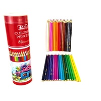 36 barils de stylos en métal crayons de couleur professionnels crayons de couleur personnalisés ensemble de coloriage en bois dessin enfants ensemble de coloriage