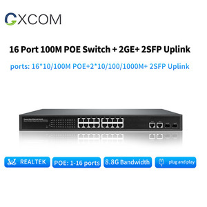 Thiết Bị Giám Sát CCTV 10/100Mbps Bộ Chuyển Mạch PoE <span class=keywords><strong>Ethernet</strong></span> Nhanh <span class=keywords><strong>4</strong></span> 8 <span class=keywords><strong>16</strong></span> 24 Cổng 48V 802.3af/At Thiết Bị Chuyển Mạch Mạng PoE - Product Image 5