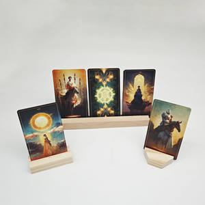 Produttore di stampa di mazzi di carte dei tarocchi bordo dorato personalizzato arte carte da <span class=keywords><strong>gioco</strong></span> oro stampa a caldo misteri <span class=keywords><strong>gioco</strong></span> di carte della fortuna - Product Image 3