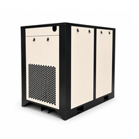 Compresseur d'air fixe à vis Qyon 22KW 30hp 0.75Mpa 7.5 Bar, moteur et compresseur refroidis par air, usage intensif, IP55, économie d'énergie