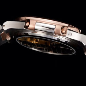 Reloj de Lujo para Hombre de Dos Tonos en Oro de Primera Calidad 2026 con Fase Lunar y Fecha - Reloj de Pulsera Versátil, Casual, Formal, de Alta Gama y Coleccionable - Product Image 4