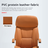 Chaise de bureau de direction en cuir PU à dossier haut, prix bas, luxe, haute qualité, ergonomique