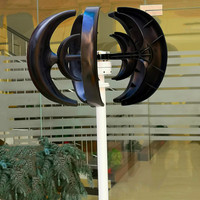 Générateur éolien à axe vertical 100W 24V 12V à aimant permanent, faible vitesse de démarrage pour système énergétique domestique