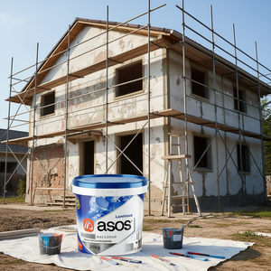 Pintura Acrílica para Exteriores 4kg, Revestimiento de Fachada Premium a Base de Agua, Resistente a la Intemperie, con 2 Años de Garantía ASOS - Product Image 2