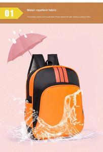 Sacs à dos scolaires personnalisables avec logo imprimé, 20-35L, à fermeture éclair, souples, imperméables, en tissu Oxford, motif dessin animé, pour la <span class=keywords><strong>maternelle</strong></span> des enfants - Product Image 2