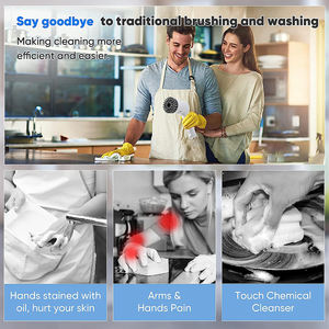 2024 Venta caliente de doble velocidad eléctrica cocina y bañera depurador 4 cabezales de limpieza Material PP de alta eficiencia para limpieza profunda - Product Image 4