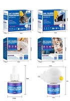 Phéromones personnalisables de diffuseur calmant de chien et de chat de qualité supérieure pour l'usine de soulagement de l'anxiété des animaux de compagnie en gros