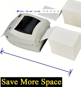 Autocollants thermiques personnalisés 4x6 pouces, 500 feuilles, pliés en éventail, résistants à l'eau, adhésion forte, personnalisables pour expédition PayPal - Product Image 5