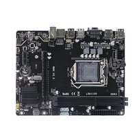 Direkt ab Werk PC-Hauptplatine mit NVMe M.2, Intel Core i7/i5/i3/Pentium/Celeron CPU, Dual DDR3 16GB, LGA1150 B85/H81 Motherboard