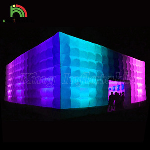 Blowup hộp đêm Disco bar <span class=keywords><strong>Inflatable</strong></span> Photo Booth marquee sự kiện đám cưới di động Đảng Lều LED <span class=keywords><strong>Inflatable</strong></span> câu lạc bộ đêm <span class=keywords><strong>Cube</strong></span> lều - Product Image 2