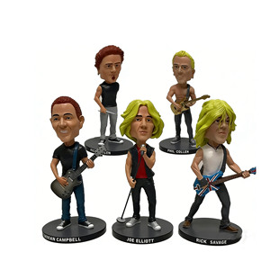 Set <span class=keywords><strong>de</strong></span> 5 Figuras Personalizadas <span class=keywords><strong>de</strong></span> Bobblehead, Muñecos <span class=keywords><strong>de</strong></span> Resina <span class=keywords><strong>de</strong></span> <span class=keywords><strong>Banda</strong></span> <span class=keywords><strong>de</strong></span> Rock, Regalo Coleccionable para Fanáticos <span class=keywords><strong>de</strong></span> <span class=keywords><strong>la</strong></span> Música - Product Image 3