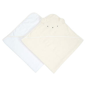 Ensemble <span class=keywords><strong>de</strong></span> 2 serviettes <span class=keywords><strong>de</strong></span> <span class=keywords><strong>bain</strong></span> tissées 100 % coton pour nouveau-né avec <span class=keywords><strong>cape</strong></span>, compressées, 76x76cm, idéal pour cadeau <span class=keywords><strong>de</strong></span> naissance - Product Image 4