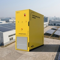 Armadio di accumulo BESS a immersione con raffreddamento a liquido LifePO4 agli ioni di litio da 260kWh, 520kWh, 125kW, 250KW per uso commerciale e industriale, IP54