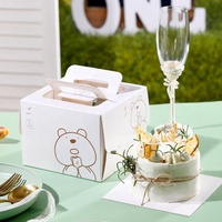 Boîte à gâteaux personnalisée pour mariage, anniversaire, emballage alimentaire, papier enduit, logo imprimé, vente en gros, luxe, Chine, recyclable, dossiers