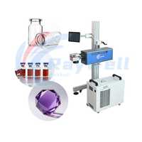 Voll automatische Hochgeschwindigkeits-UV-Laser beschriftung maschine Einfach zu verwendender Strahl druck für kosmetische Glasflaschen Getränke für Metall