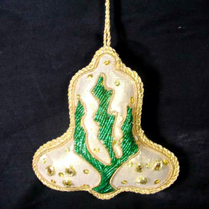 Handmade High Quality Bead Embroidery Modern Christmas Hanging <b>Tree</b> Decoration Ornament - Product Image 1