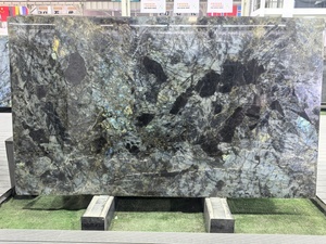 Dalles de granit, pierre naturelle, plan de travail de cuisine en granit, dalles de granit bleu Labradorite Lemurian - Product Image 2
