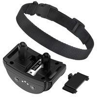 Collier anti-aboiement pour chien certifié CE, multifonction, étanche, rechargeable, électronique, à vibration, en nylon, garantie 1 an