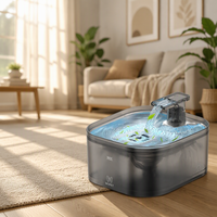 Nouveaux produits 2026, fontaine à eau automatique pour animaux de compagnie en acier inoxydable, fontaine à eau pour chiens et chats