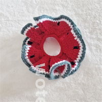 Chouchou au crochet pastèque personnalisé de haute qualité élastique pour les cheveux en crochet Chouchous tricotés Boho